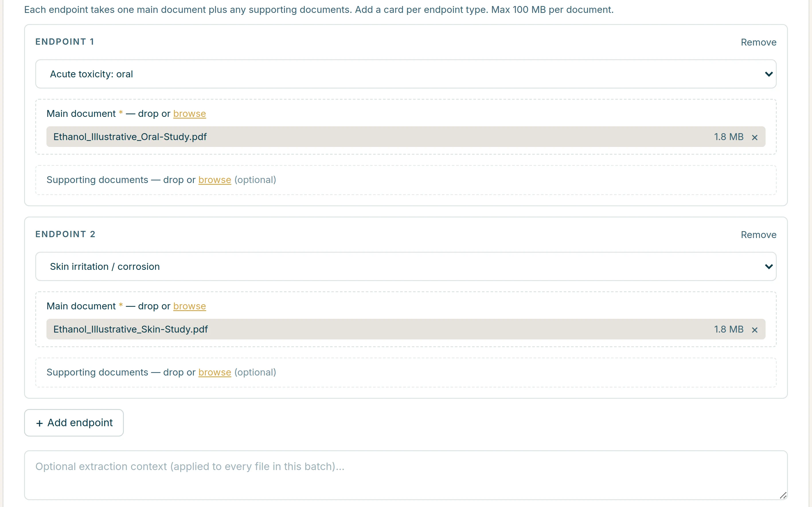 Netta IUCLID: IUCLID dossier assembly: weeks of data entry, handled.
